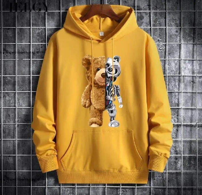 1 Pc Fleece Printed Hoodie